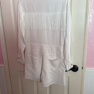 Cowgirl fringe romper